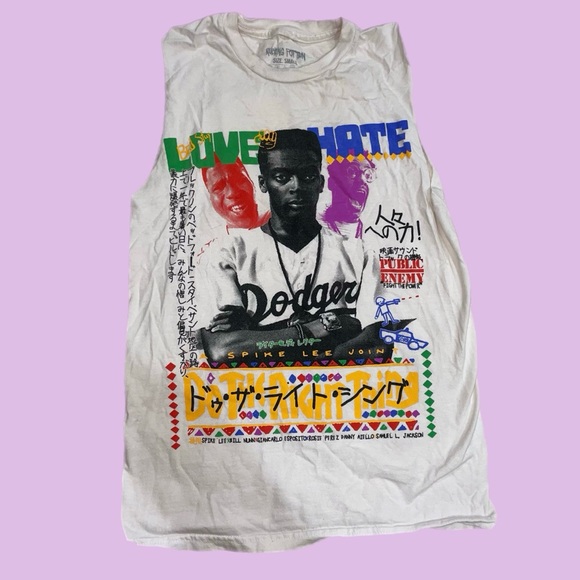 Rucking Fotten 🏀 Do the Right Thing shirt (cut sleeves) - Picture 1 of 4